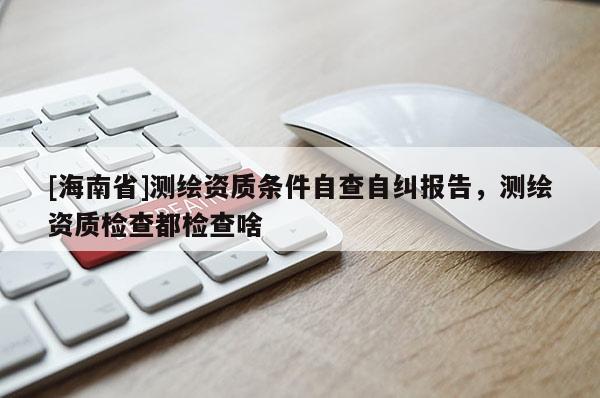 [海南省]測(cè)繪資質(zhì)條件自查自糾報(bào)告，測(cè)繪資質(zhì)檢查都檢查啥